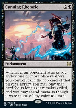 Cunning Rhetoric - Commander: Strixhaven (Rare) [C21-38]