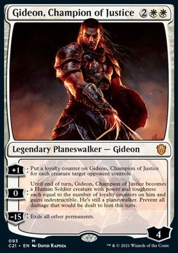 Gideon, Champion of Justice - Commander: Strixhaven (Mythic) [C21-93]
