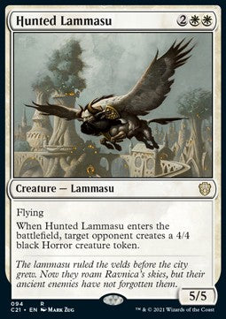 Hunted Lammasu - Commander: Strixhaven (Rare) [C21-94]