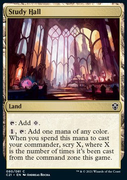 Study Hall - Commander: Strixhaven (Common) [C21-80]