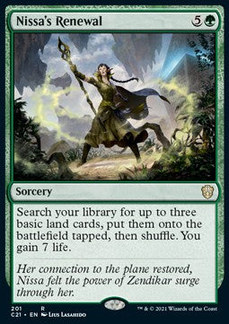 Nissa's Renewal - Commander: Strixhaven (Rare) [C21-201]