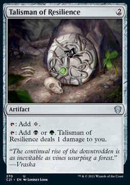 Talisman of Resilience - Commander: Strixhaven (Uncommon) [C21-270]