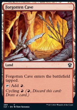 Forgotten Cave - Commander: Strixhaven (Common) [C21-289]