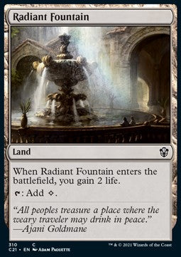 Radiant Fountain - Commander: Strixhaven (Common) [C21-310]