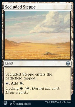 Secluded Steppe - Commander: Strixhaven (Uncommon) [C21-315]