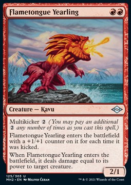 Flametongue Yearling - Modern Horizons 2 (Uncommon) [MH2-125]