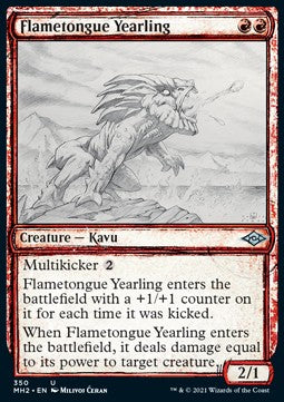 Flametongue Yearling - Modern Horizons 2: Extras (Uncommon) [XMH2-350]