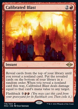Calibrated Blast - Modern Horizons 2 (Rare) [MH2-118]