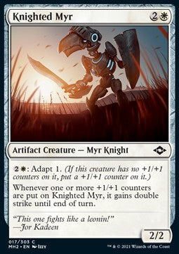 Knighted Myr - Modern Horizons 2 (Common) [MH2-17]