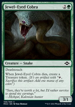 Jewel-Eyed Cobra - Modern Horizons 2 (Common) [MH2-168]