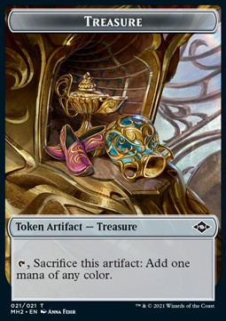 Treasure Token (V.2) - Modern Horizons 2: Extras (Token) [XMH2-T21]