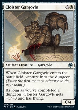 Cloister Gargoyle - Adventures in the Forgotten Realms (Uncommon) [AFR-7]