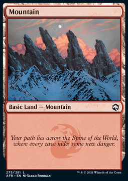 Mountain (V.2) - Adventures in the Forgotten Realms (Land) [AFR-275]