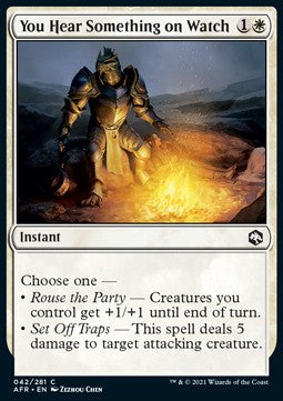 You Hear Something on Watch - Adventures in the Forgotten Realms (Common) [AFR-42]