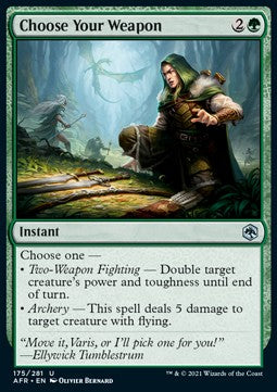 Choose Your Weapon - Adventures in the Forgotten Realms (Uncommon) [AFR-175]