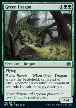 Green Dragon - Adventures in the Forgotten Realms (Uncommon) [AFR-186]