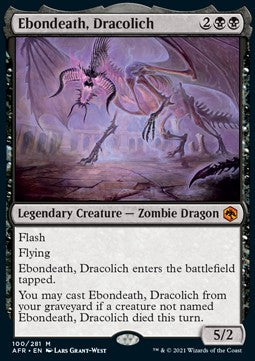 Ebondeath, Dracolich - Adventures in the Forgotten Realms (Mythic) [AFR-100]