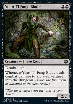 Yuan-Ti Fang-Blade - Adventures in the Forgotten Realms (Common) [AFR-128]