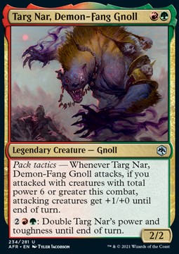 Targ Nar, Demon-Fang Gnoll - Adventures in the Forgotten Realms (Uncommon) [AFR-234]