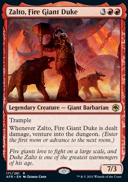 Zalto, Fire Giant Duke - Adventures in the Forgotten Realms (Rare) [AFR-171]