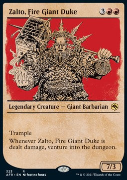 Zalto, Fire Giant Duke - Adventures in the Forgotten Realms: Extras (Rare) [XAFR-323]