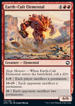 Earth-Cult Elemental - Adventures in the Forgotten Realms (Common) [AFR-141]