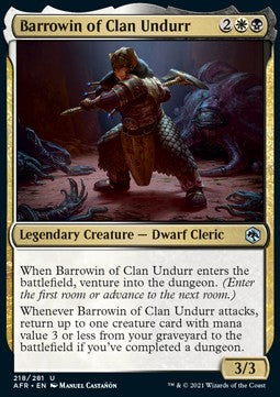 Barrowin of Clan Undurr - Adventures in the Forgotten Realms (Uncommon) [AFR-218]