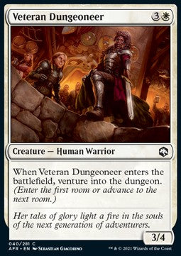 Veteran Dungeoneer - Adventures in the Forgotten Realms (Common) [AFR-40]