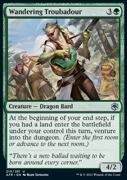 Wandering Troubadour - Adventures in the Forgotten Realms (Uncommon) [AFR-210]
