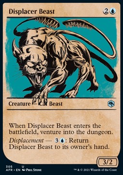 Displacer Beast - Adventures in the Forgotten Realms: Extras (Uncommon) [XAFR-305]