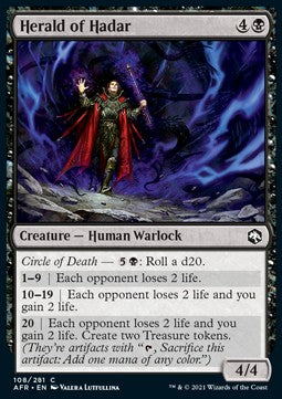 Herald of Hadar - Adventures in the Forgotten Realms (Common) [AFR-108]