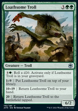 Loathsome Troll - Adventures in the Forgotten Realms (Uncommon) [AFR-192]