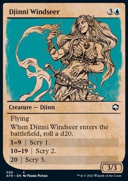 Djinni Windseer - Adventures in the Forgotten Realms: Extras (Common) [XAFR-306]