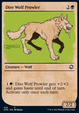 Dire Wolf Prowler - Adventures in the Forgotten Realms: Extras (Common) [XAFR-325]