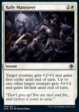 Rally Maneuver - Adventures in the Forgotten Realms (Uncommon) [AFR-36]