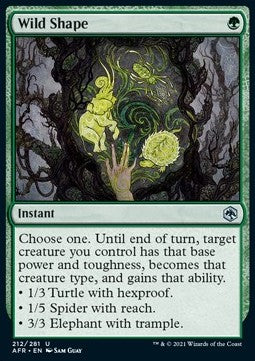 Wild Shape - Adventures in the Forgotten Realms (Uncommon) [AFR-212]