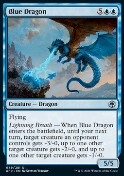 Blue Dragon - Adventures in the Forgotten Realms (Uncommon) [AFR-49]