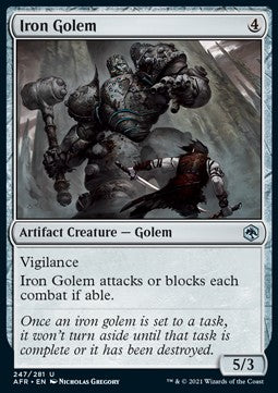 Iron Golem - Adventures in the Forgotten Realms (Uncommon) [AFR-247]