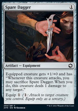 Spare Dagger - Adventures in the Forgotten Realms (Common) [AFR-250]