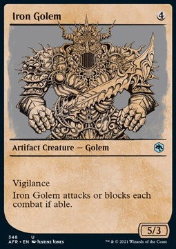 Iron Golem - Adventures in the Forgotten Realms: Extras (Uncommon) [XAFR-348]