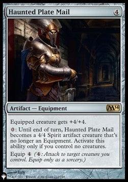 Haunted Plate Mail - The List (Rare) [ZNL-212]