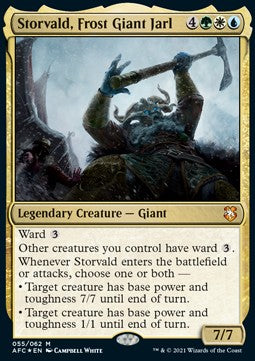 Storvald, Frost Giant Jarl - Commander: Adventures in the Forgotten Realms (Mythic) [AFC-55]