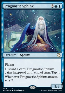 Prognostic Sphinx - Commander: Adventures in the Forgotten Realms (Rare) [AFC-90]