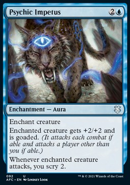 Psychic Impetus - Commander: Adventures in the Forgotten Realms (Uncommon) [AFC-92]