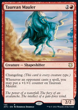 Taurean Mauler - Commander: Adventures in the Forgotten Realms (Rare) [AFC-143]