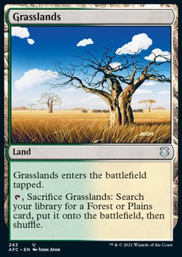 Grasslands - Commander: Adventures in the Forgotten Realms (Uncommon) [AFC-242]