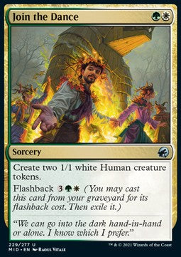 Join the Dance - Innistrad: Midnight Hunt (Uncommon) [MID-229]