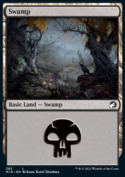 Swamp - Innistrad: Midnight Hunt: Extras (Land) [XMID-382]