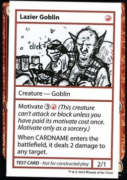 Lazier Goblin (V.2) - Mystery Booster: Playtest Cards (Special)