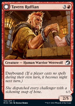 Tavern Ruffian // Tavern Smasher - Innistrad: Midnight Hunt (Common) [MID-163]